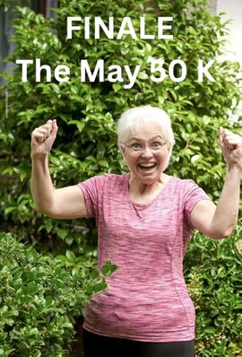 Simone Fahning freut sich nach dem erfolgreichen Abschluss der THE MAY50K-Challenge. Mit Multipler Sklerose sammelte sie 105 Kilometer für die MS-Forschung.
